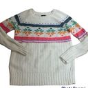 American Eagle  OUTFITTERS colorful snowflake print jegging sweater size xs Photo 0