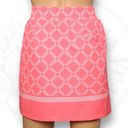 Kyodan  Geo Print Golf Tennis Skort Coral Pink & White Shorts Ball Pocket Size XS Photo 4