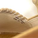 Jack Rogers Metallic Gold Canvas Palmer Espadrille Ripe Heel Wedge Size 9.5 Photo 5