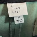 A New Day NWT  Stretch Cotton Skinny Ankle Pants (Light Green) - 18 Photo 10