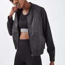 Ivy Park  Topshop Woven Bomber Jacket Windbreaker Photo 7