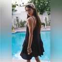 Free People  FP Beach Noelle Mini Dress Black Size XL Photo 2