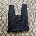 Gottex  dark charcoal grey 7/8 ankle leggings side pocket size small Photo 4