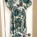 SPIAGGIA DOLCE SWIM COVERUP PALM TREES 🌴 TASSELS MIDI L Size L Photo 0