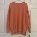 Aerie Peach Crewneck Sweatshirt Photo 0