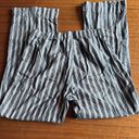 Old Navy Pin Stipe Wide Leg Linen Pants Photo 1