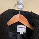 I am gia I.AM.GIA Black Oversized Lined Full Zip Teddy Pixie Coat S Photo 7