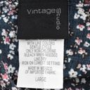 NWT Y2K black & white ditsy floral midi skirt by Vintage Studio Junior's large Photo 5