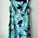 Dress Barn | Cool Blue Mint Floral Sleeveless Midi Dress Photo 0