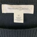 Treasure & Bond Treasures & Bond Black Medium Fitted Sweater Photo 4