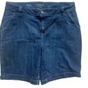 Lane Bryant Womens  Mid Rise Bermuda Denim Jean Shorts - Sz 18 Photo 0