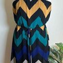 Alya  Multi Color Chevron Spaghetti Strap Lined  Women's Size Small NWT Photo 0