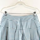 Kyodan  Gingham Plaid Pattern Picnic Battle Pleated Golf Skort Skirt Blue Medium Photo 5