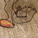 Kendra Scott  Cami Necklace in Rose Gold & Coral Kyocera Opal Photo 12