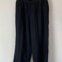 J.Jill  Black Linen Wide Leg Pants Size Medium    Photo 0