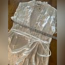 Linea Donatella NWT  Bridal Baby Doll Robe White w/ Embellishment Med ROB… Photo 8