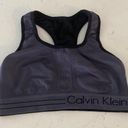 Calvin Klein Black Grey Reversible Performance Sports Bra Size Women's Small Photo 0