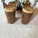 Sam Edelman  Women's Josefine Sky Blue Platform Wedge Sandals Size 7.5 Photo 5