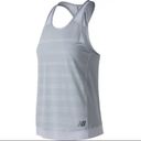 New Balance  Light Blue Athletic Yoga Gym Racerback Mesh Tank Top Medium Photo 10