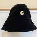 Cider  INDULGE IN VELVET BLACK BUCKET HAT SUPER SOFT SIZE 7 1/4 - 7/38 NWT Photo 0