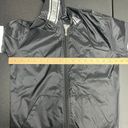 Reflex Full Zip Nylon Black Women's Windbraker Jacket Size Small Hooded Photo 6