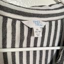 Time And Tru  Popover Tank Top White Gray Stripe Photo 10