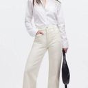 Madewell NWT  The Emmett Wide-Leg Jean: Patch Pocket Edition In White Size 24 Photo 0