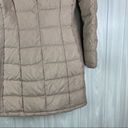 Cole Haan  Tan Faux Fur Collar Down Filled Long Line Puffer Jacket Photo 8