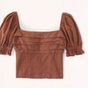 Abercrombie & Fitch Pleated Squareneck Top Photo 1