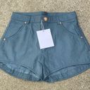 One Teaspoon NWT  100% Leather High Waist Shorts Sz M Photo 4