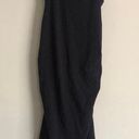 Isabel Maternity Black Sleeveless T-Shirt Dress Photo 0