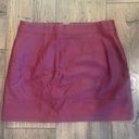 ZARA Red Mini Skirt Photo 3