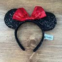 Disney  Parks Sequin Classic  Minnie Mouse Ears Photo 0