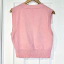 Vintage Barbie Pink Sweater Vest Sz M Size M Photo 2