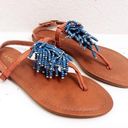 Bamboo  Caitlyn Thong Beaded Sandals Size 6.5M Photo 0