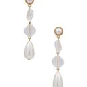 Ettika  Drop Earring Pearls Clear Womens Size OS Photo 0