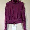 Sweaty Betty  Melody Luxe Pullover Fleece Sweatshirt in Amaranth Pink XS Athletic Photo 0