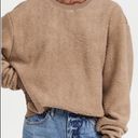 Good American Sherpa Boyfriend Sweatshirt Photo 3