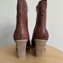 DOLCE VITA BEAUX ROSE LEATHER WESTERN BOOT Brown Size 8 Photo 2