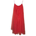 Harper + Lemon Junior's Two Piece White Sleeveless‎ Top Peach Tulle Skirt Size L Orange Photo 4