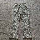 Tuckernuck  Women’s Cheetah Print Pants Elastic Waist Pull On Side Zip Medium Photo 3