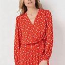 Jason Wu NWOT J  Floral Print Long Sleeve Wrap Blouse Wrap Top Photo 0