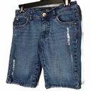 Bermuda South Pole Distressed  Denim Jean Shorts size 7 Photo 2