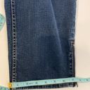 Lane Bryant  Genius Fit Dark Blue Wash Cropped Skinny Ankle Jeans Sz 24 Ankle Zip Photo 12