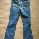 MOTHER The Hustler Ankle Fray Distress Raw Hem High Rise Jeans 27 Photo 13