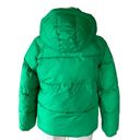 Levi's NWT  Hooded Puffer Jacket In Bright Green Photo 11