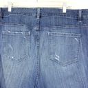 Lane Bryant  Jeans Women's Size 18 Mid Rise Distressed Straight Leg Stretch Blue Photo 2