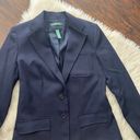 Ralph Lauren Navy Blue Wool Blazer Photo 2