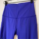 Saucony NEW Women’s  7/8 Ankle Running Leggings Electric Blue Mesh Detail Small Photo 3