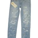 Rag and Bone NWT  / JEAN Dre Skinny in Thrasher Destroyed Slim Boyfriend Jeans 27 Photo 2